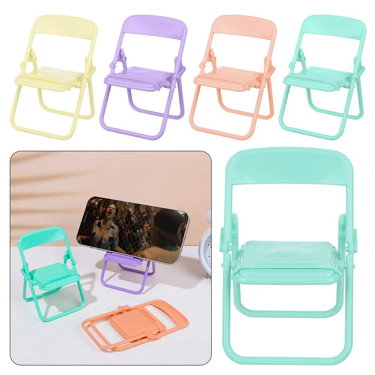 1 Pc Chair Mobile Stand used in all kinds of household and official purposes as a stand and holder for mobiles and smartphones etc.