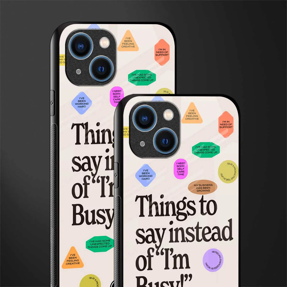 10 Things To Say Phone Case for IPhone 13 | Glass Case