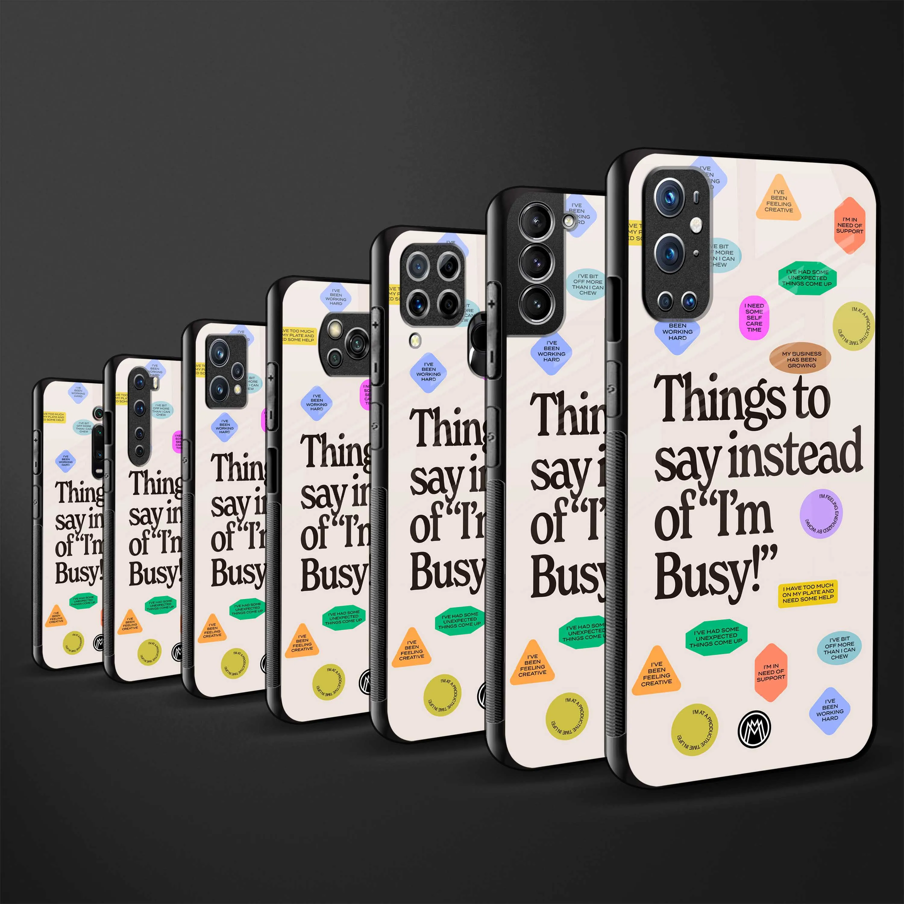 10 Things To Say Phone Case for IPhone 13 | Glass Case