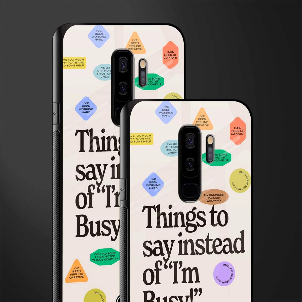 10 Things To Say Phone Case for Samsung Galaxy S9 Plus | Glass Case