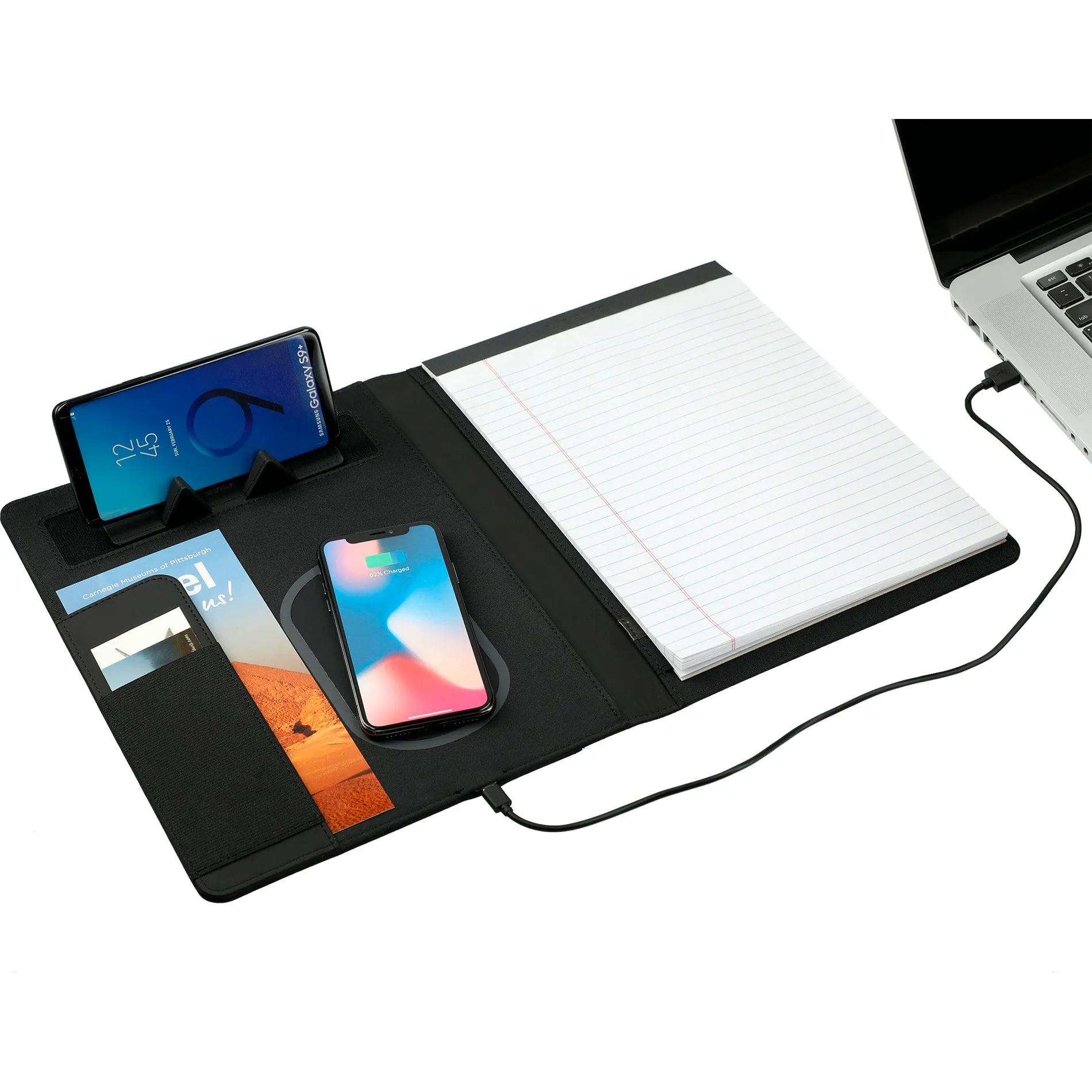 10" x 12.5" Vienna Wireless Charging Writing Pad with FSC® Mix Paper