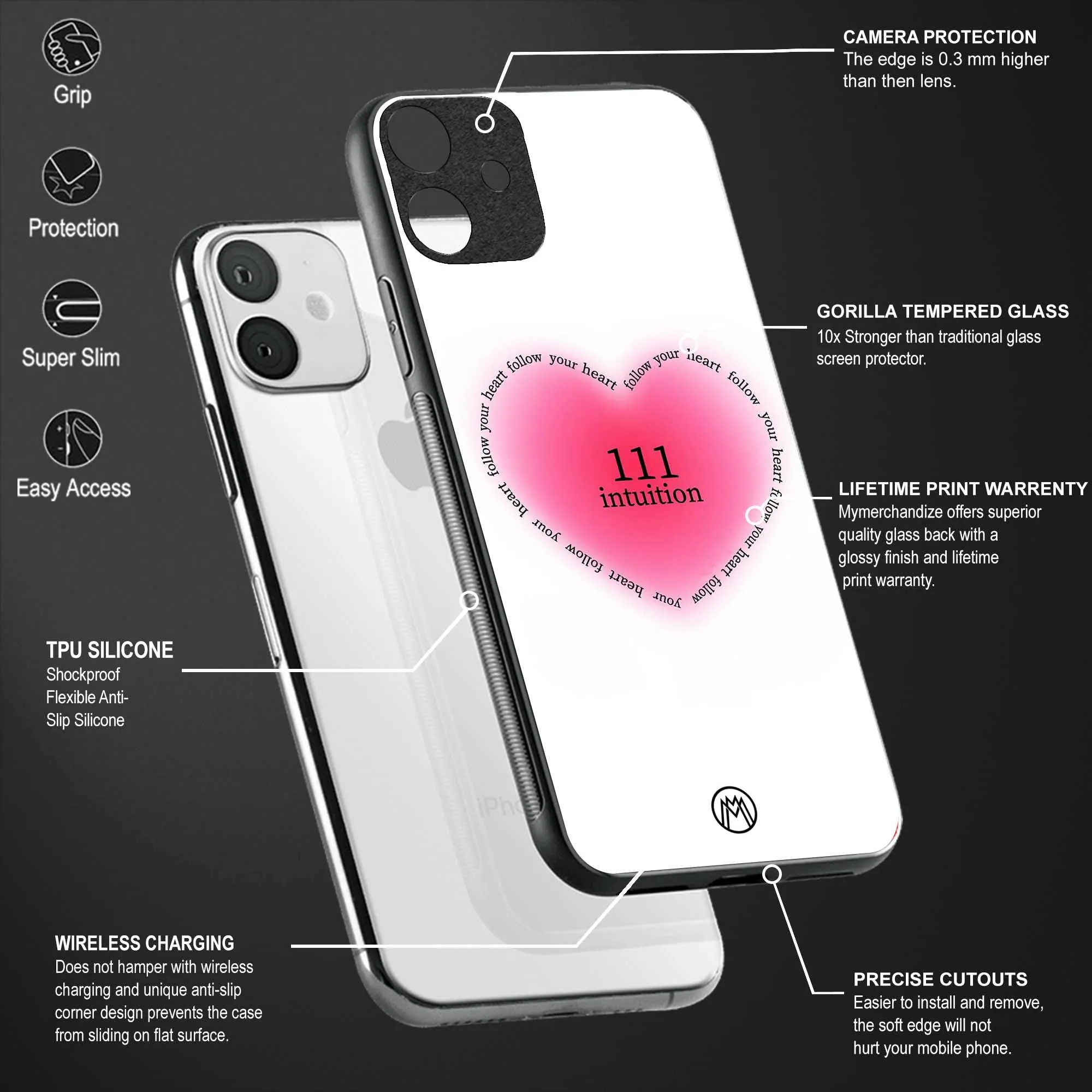 111 Intuition Phone Case for IPhone 8 | Glass Case