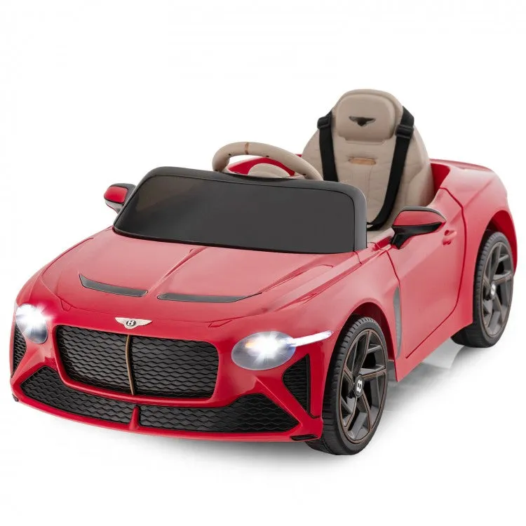 12V Battery Powered Licensed Bentley Bacalar Kids Ride-on Racer Car