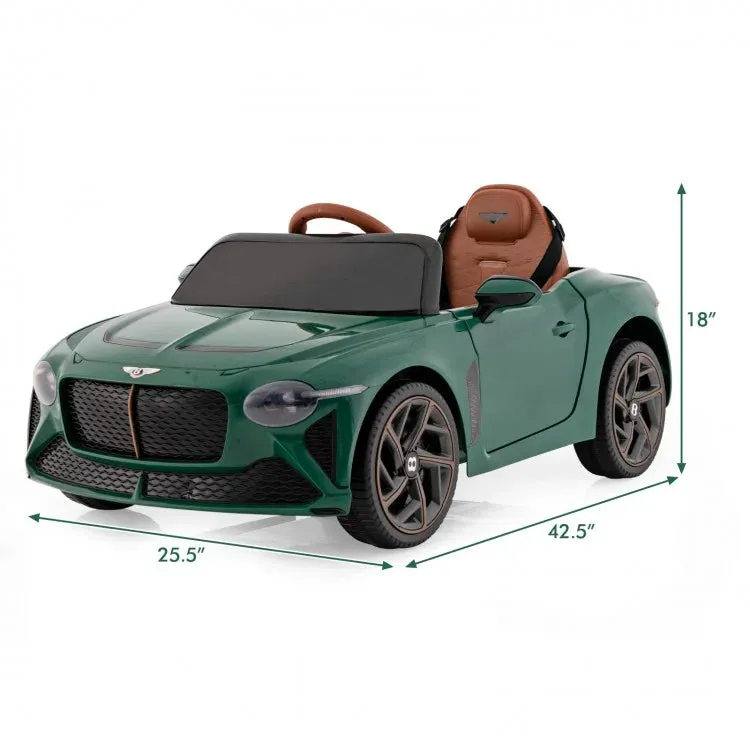 12V Battery Powered Licensed Bentley Bacalar Kids Ride-on Racer Car