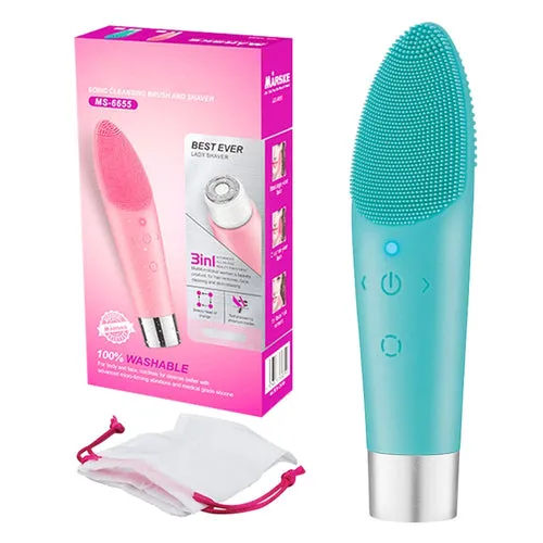 3-in-1 Rechargeable Waterproof Sonic Facial Care Tool