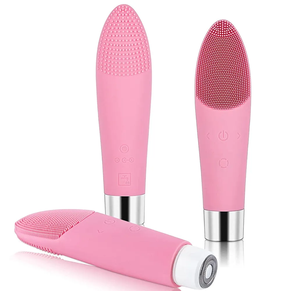 3-in-1 Rechargeable Waterproof Sonic Facial Care Tool