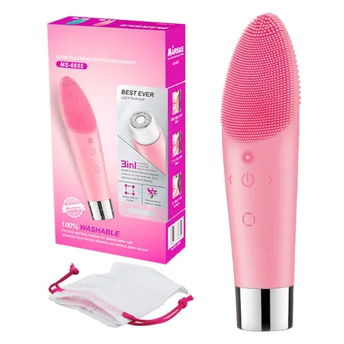 3-in-1 Rechargeable Waterproof Sonic Facial Care Tool