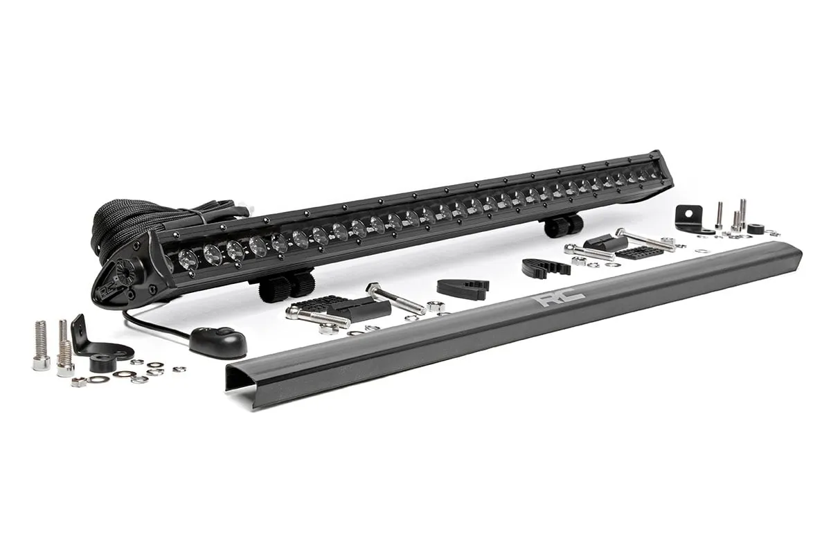 30 Inch Black Series LED Light Bar | Single Row