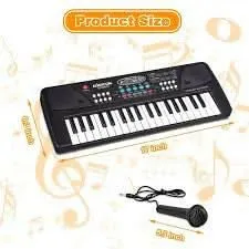 37-Key Piano Keyboard Toy with Recording & Microphone ( Battery Operated)