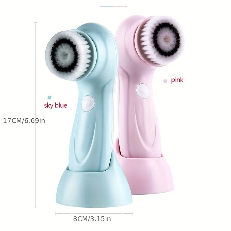 3in1 Electric Facial Brush Deep Cleansing Exfoliation Pore Tightening