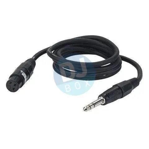 3m Female XLR to Stereo Jack