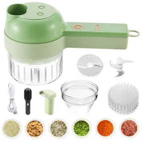 4 In 1 Hand-held Electric Kitchen Vegetable Cutter