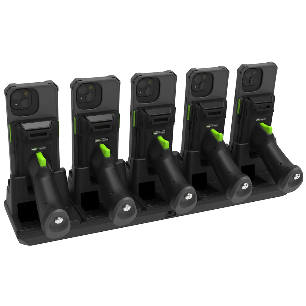 5-Slot Pistol & 1.0W UHF Charging Cradle for KDC1000/1100