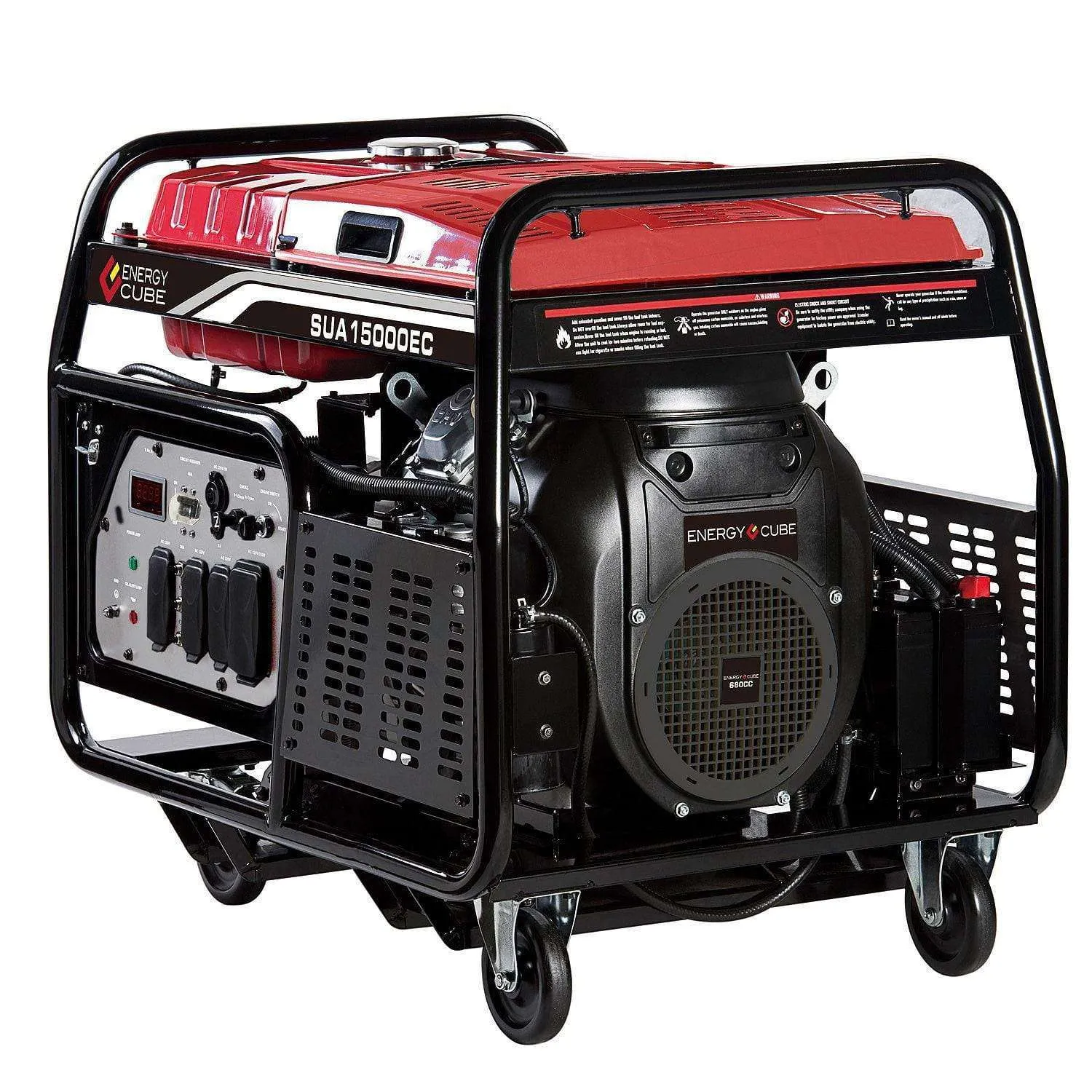 A-iPower SUA15000EC 12000W/15000W Electric Start Gas Generator New