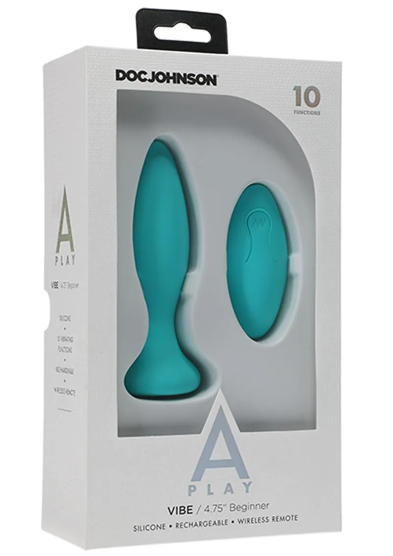 A-Play Vibe Beginner Anal Plug with Remote Control