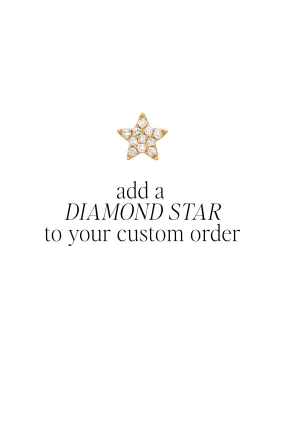 Add A Diamond Star to your Custom Necklace