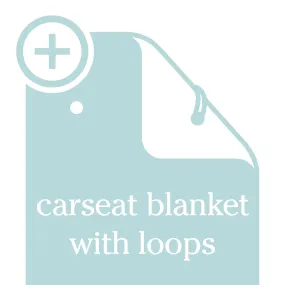 Add Car Seat Blanket Loops ( $7)