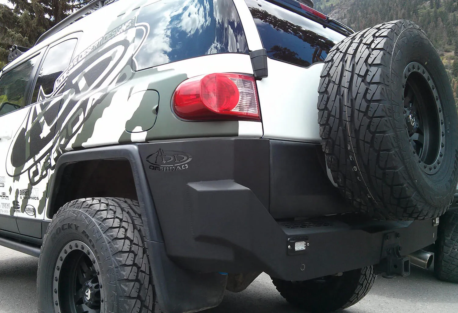 ADD Stealth Fighter FJ Rear Bumper - 2007-2014 FJ Cruiser