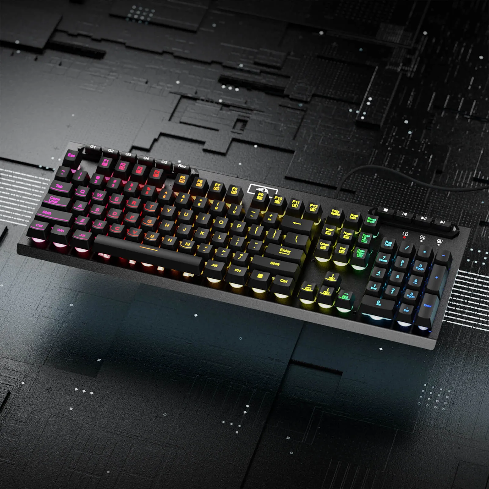 ADITYA K513 Membrane Gaming Keyboard