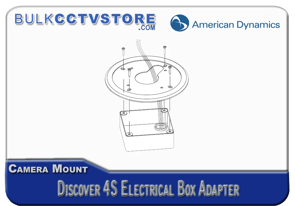 American Dynamics ADCDMELEC - Discover 4S Electrical Box Adapter - White