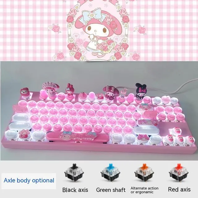 Anime Manual 87/104 Keys Mechanical Keyboard