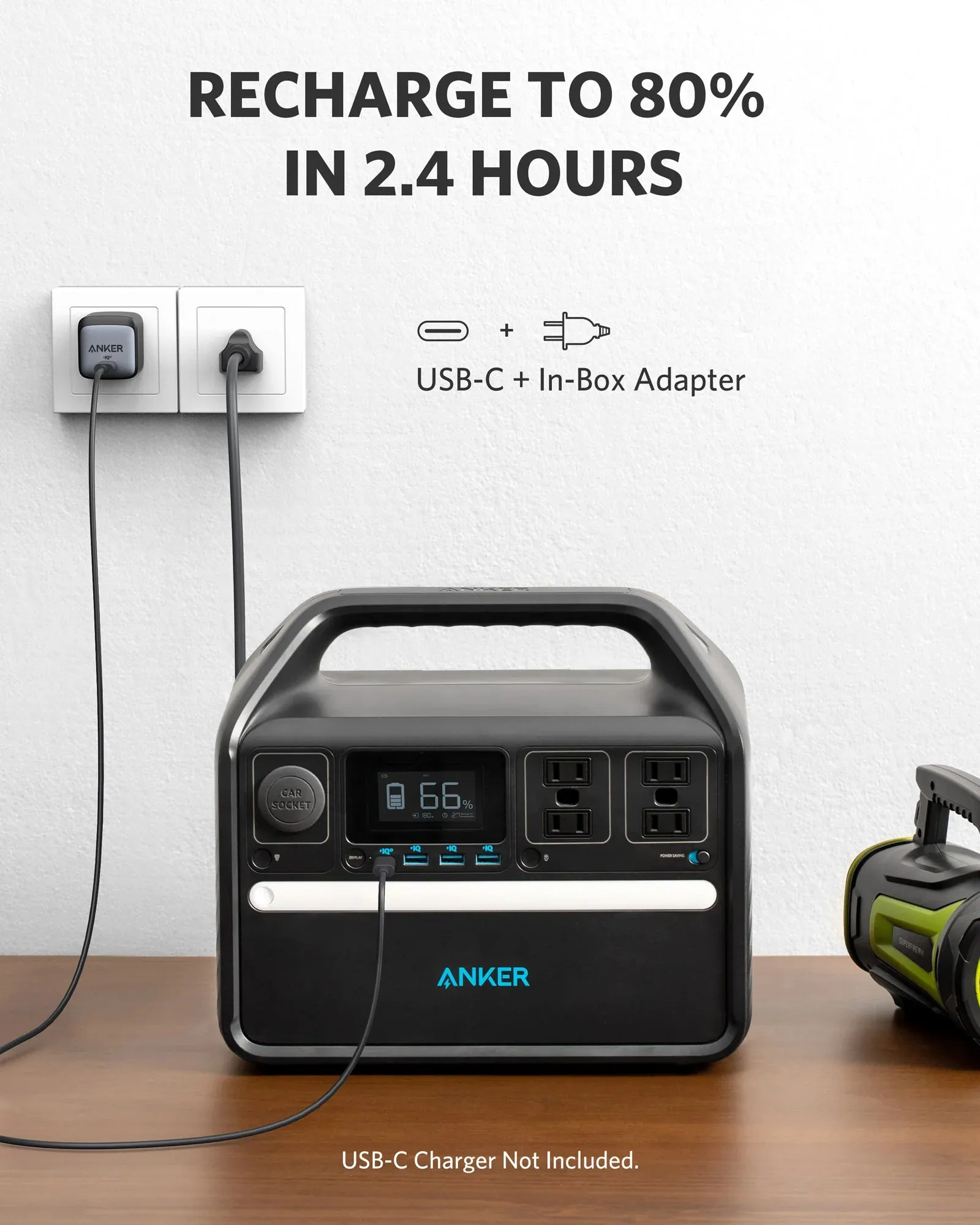 Anker SOLIX 536 Portable Power Station - 508Wh｜500W