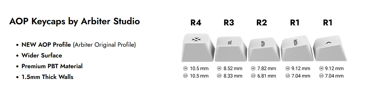 Arbiter Studio KITSUNE Polar 65 PRO Hall Effect Magnetic Keyboard