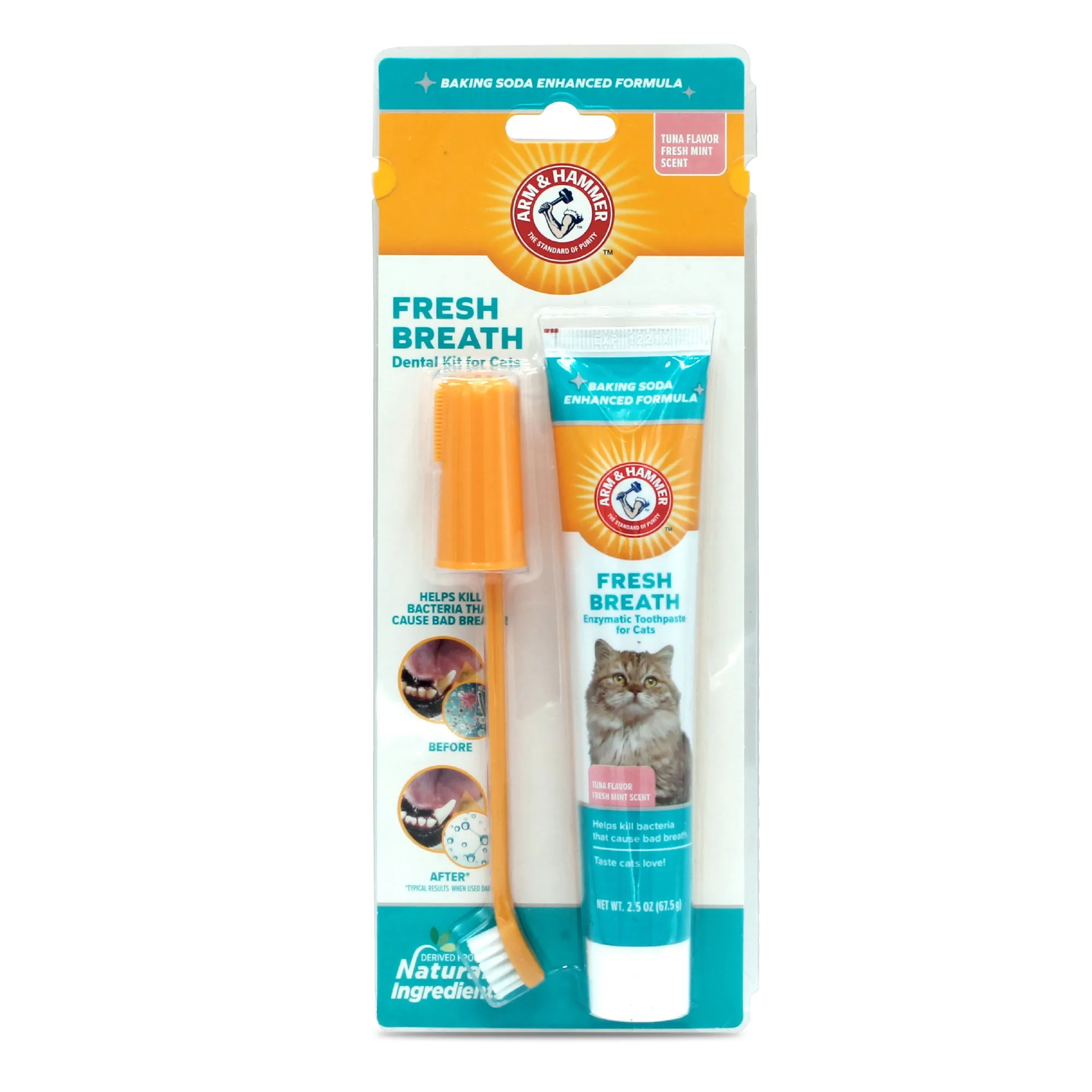 Arm and Hammer Fresh Breath Dental Kit for Cats Tuna