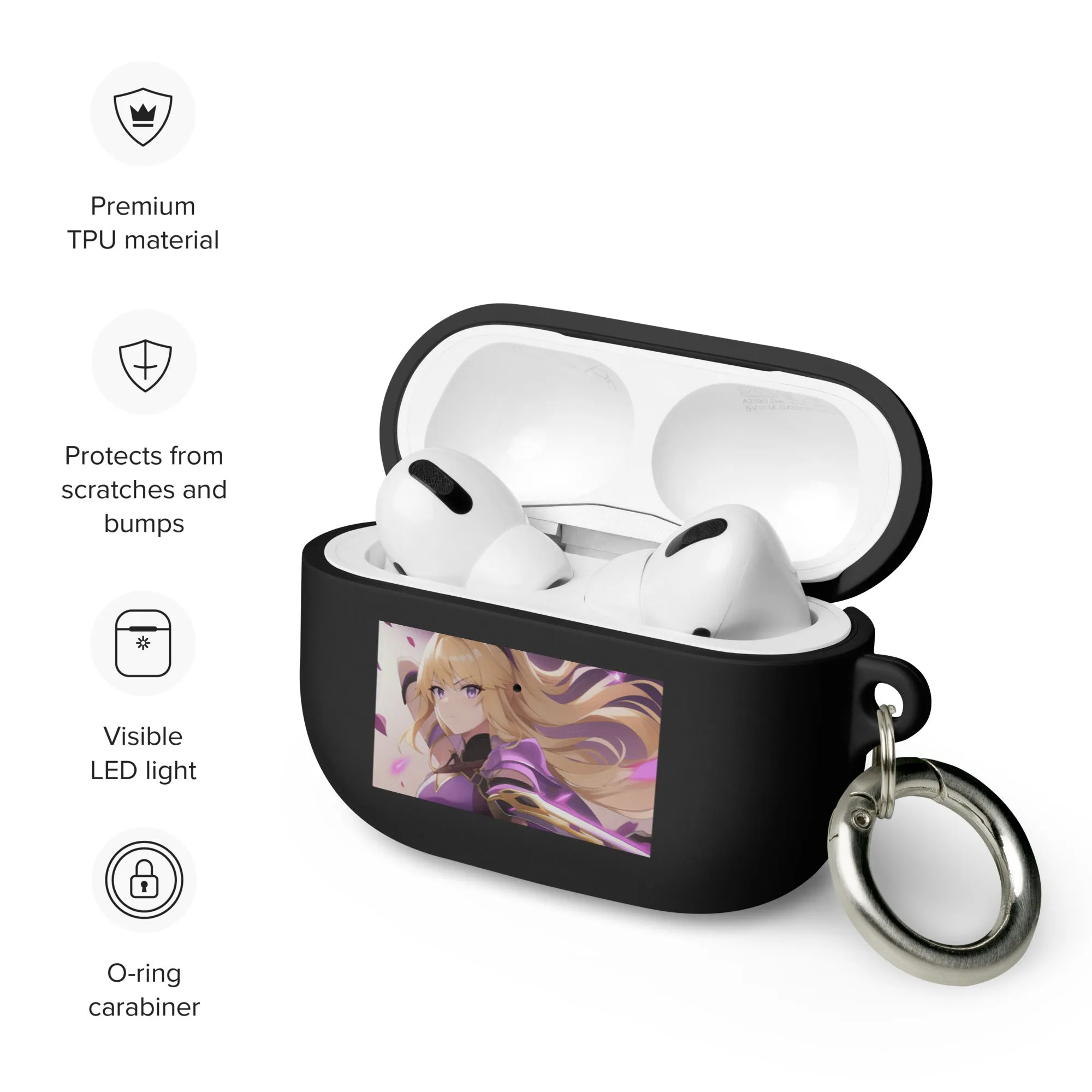 Asteria Drakos Kawieshan Warriors Rubber Case for AirPods®