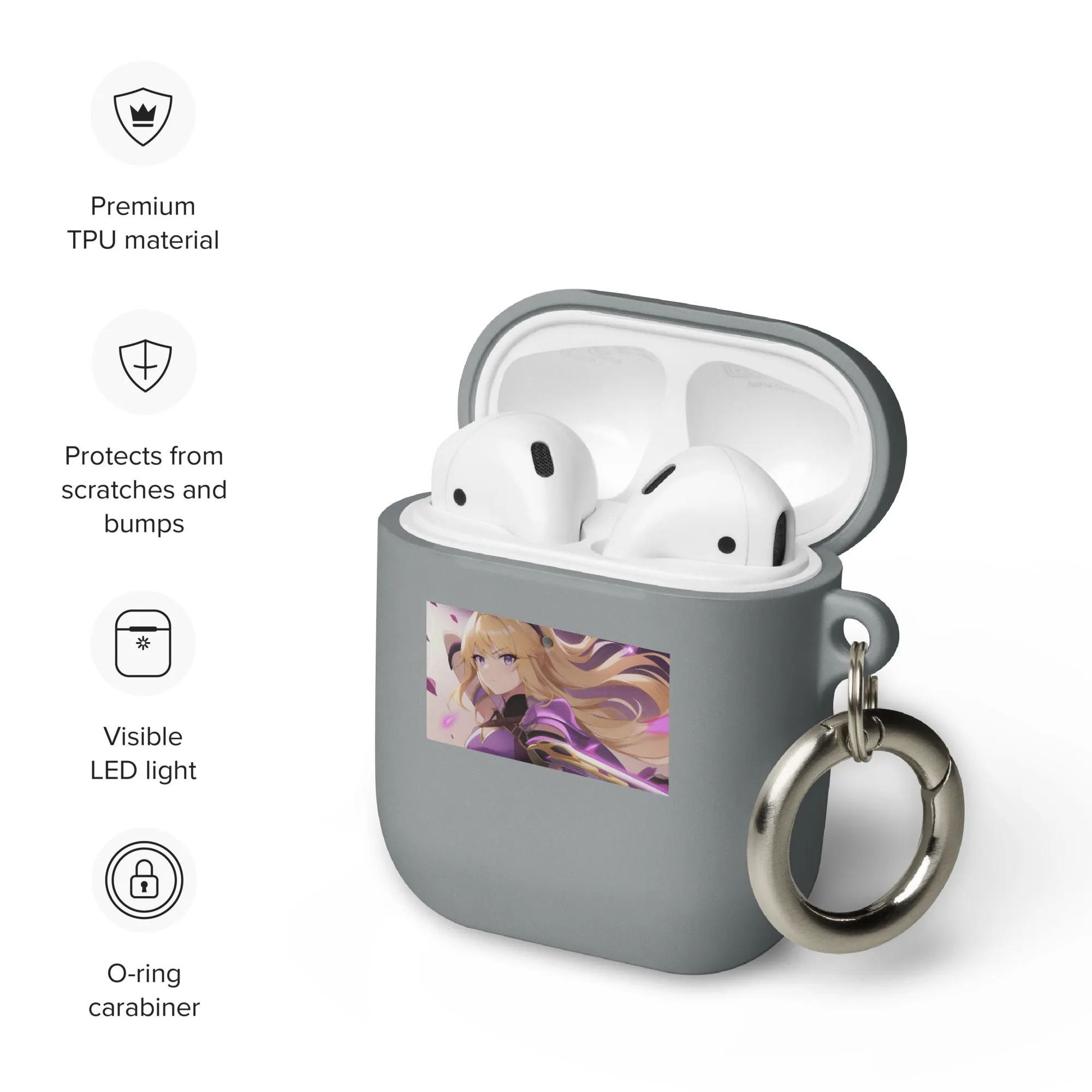 Asteria Drakos Kawieshan Warriors Rubber Case for AirPods®