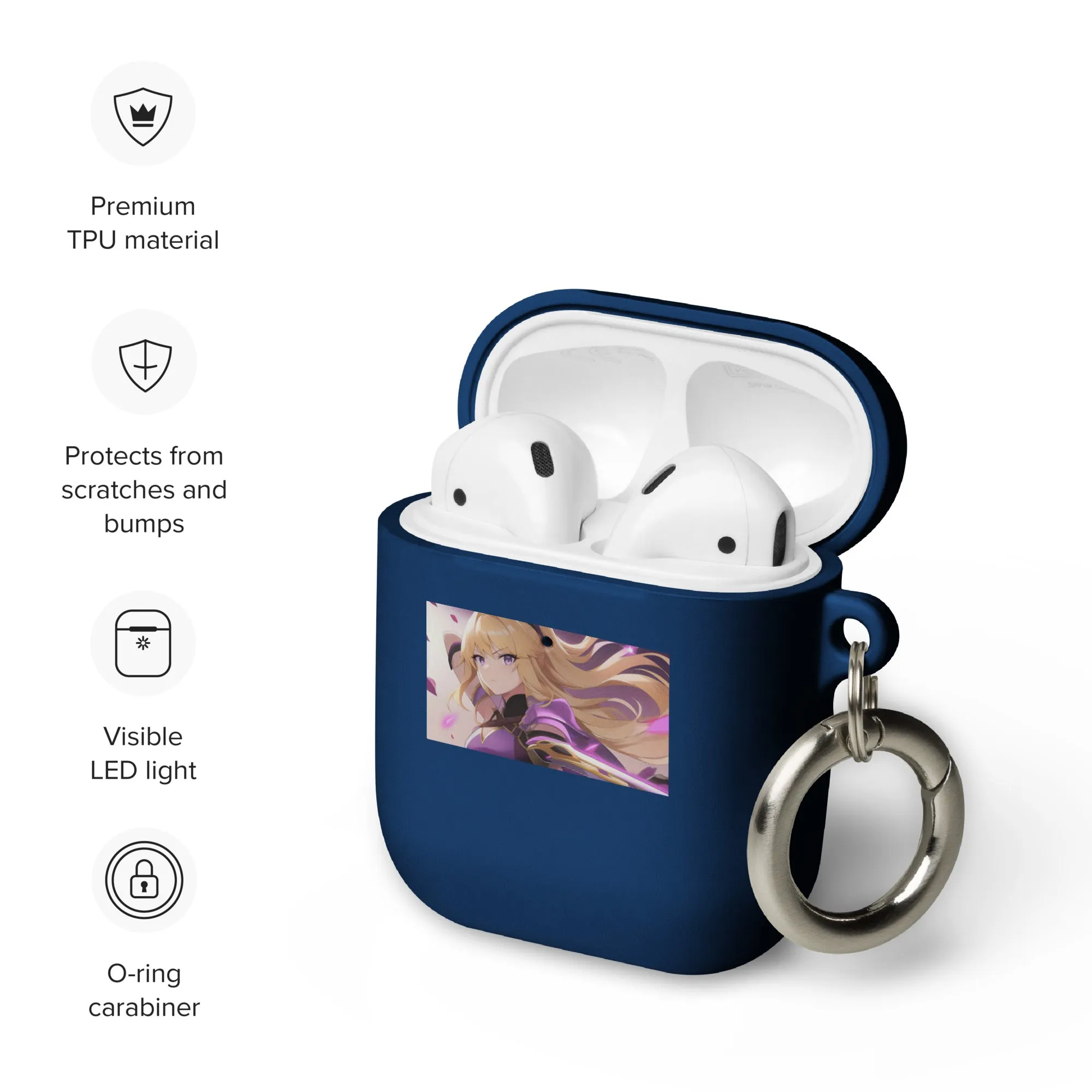 Asteria Drakos Kawieshan Warriors Rubber Case for AirPods®