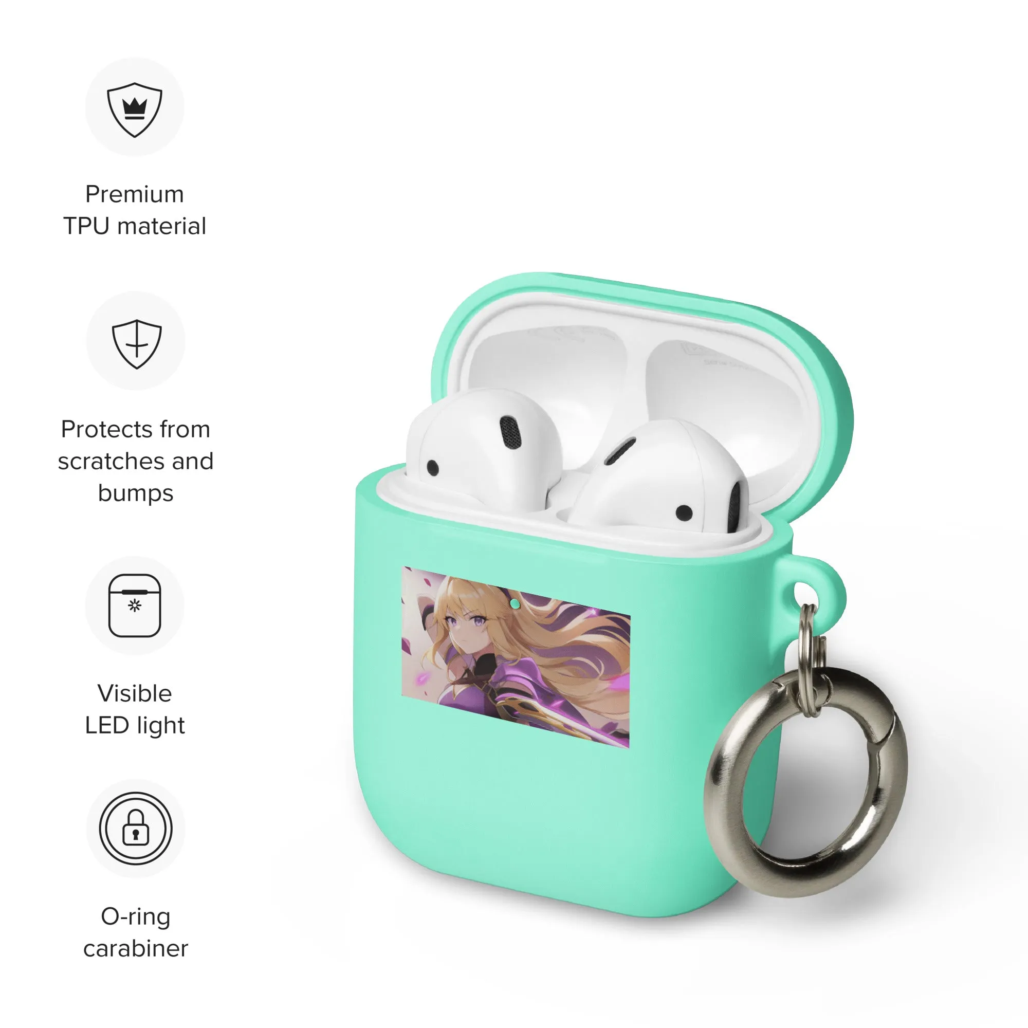 Asteria Drakos Kawieshan Warriors Rubber Case for AirPods®