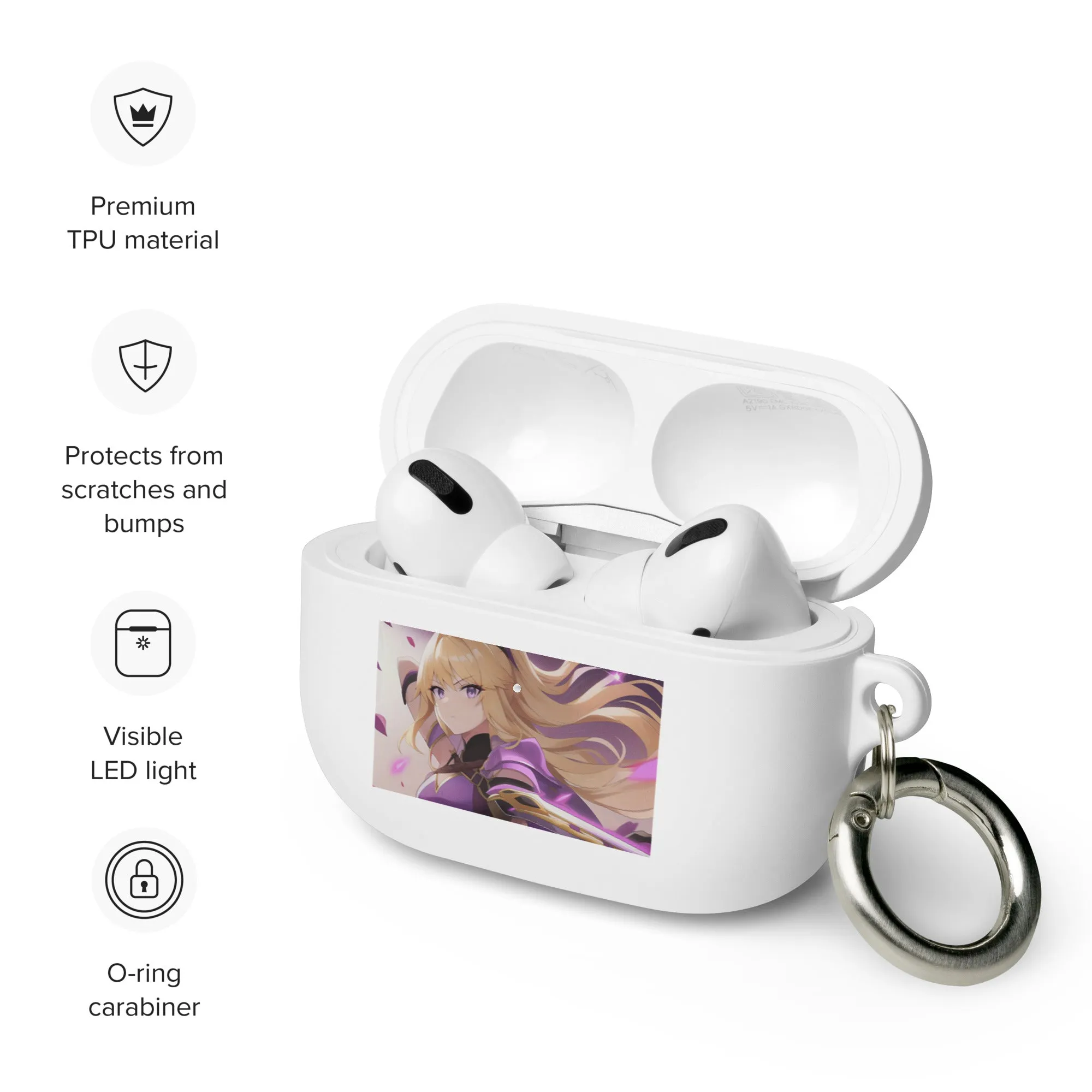 Asteria Drakos Kawieshan Warriors Rubber Case for AirPods®