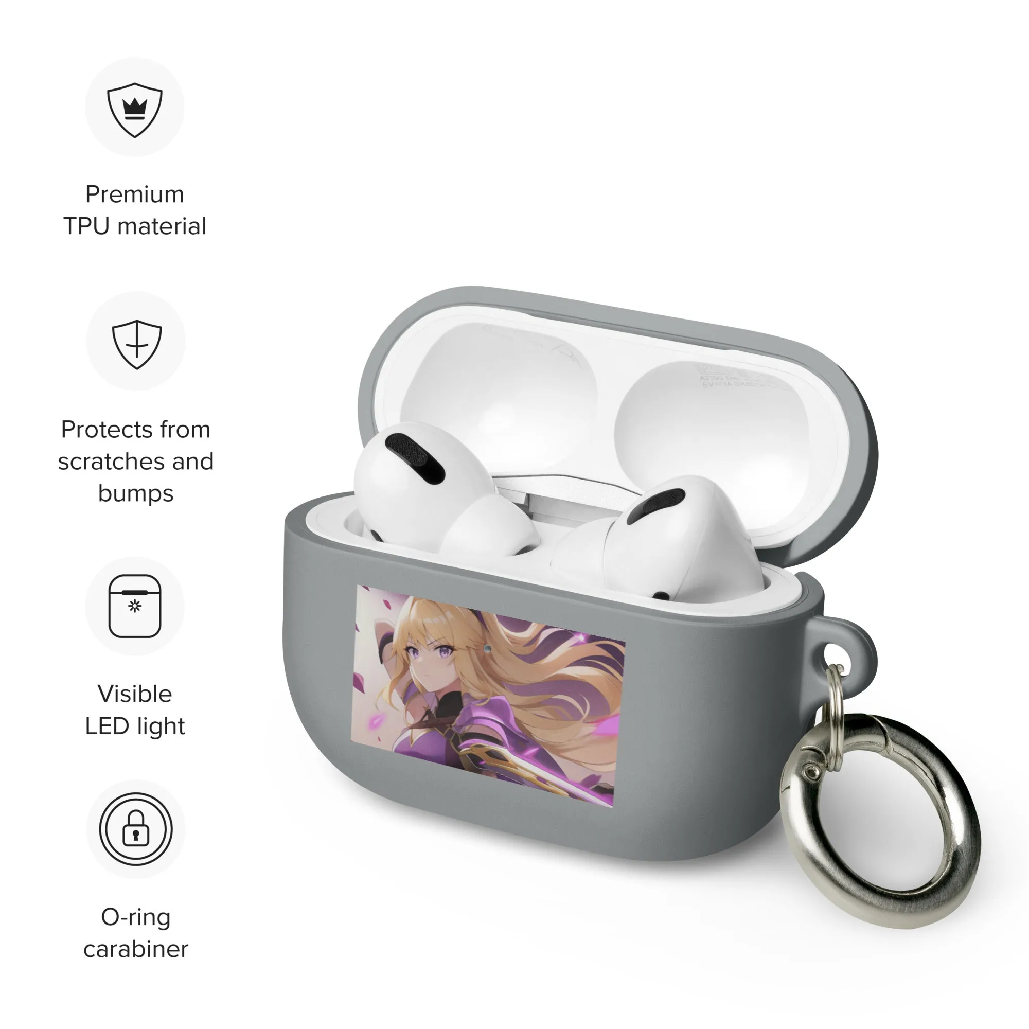 Asteria Drakos Kawieshan Warriors Rubber Case for AirPods®