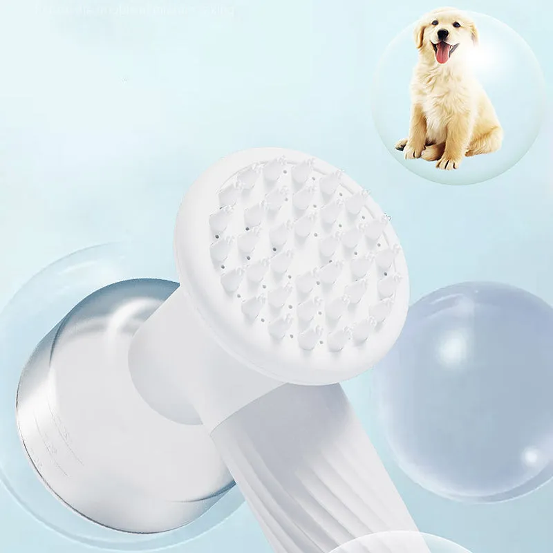 Automatic Foaming Pet Shampoo Dispenser Scrubber Type C Charging