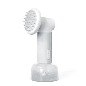 Automatic Foaming Silicone Bristles Pet Bathing Brush- USB Charging