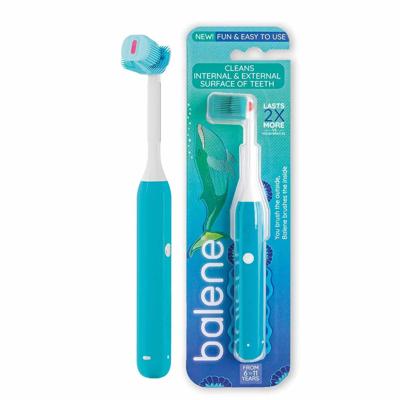 Balene Manual Toothbrush Kid Blue 1PC