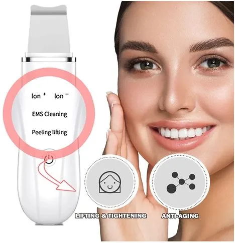 BEAUTY START  Ultrasonic Shovel Sonic Skin Scrubber