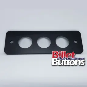 Billet Button 3 hole laser cut switch panel