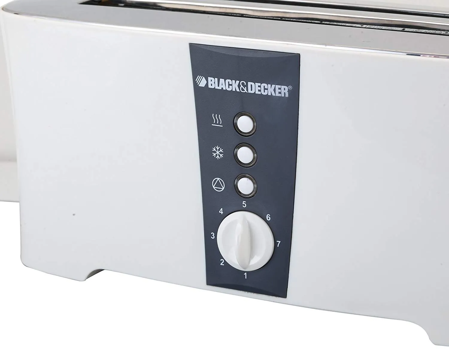 Black & Decker 4 Slice Long Slot Electronic Toaster ET124