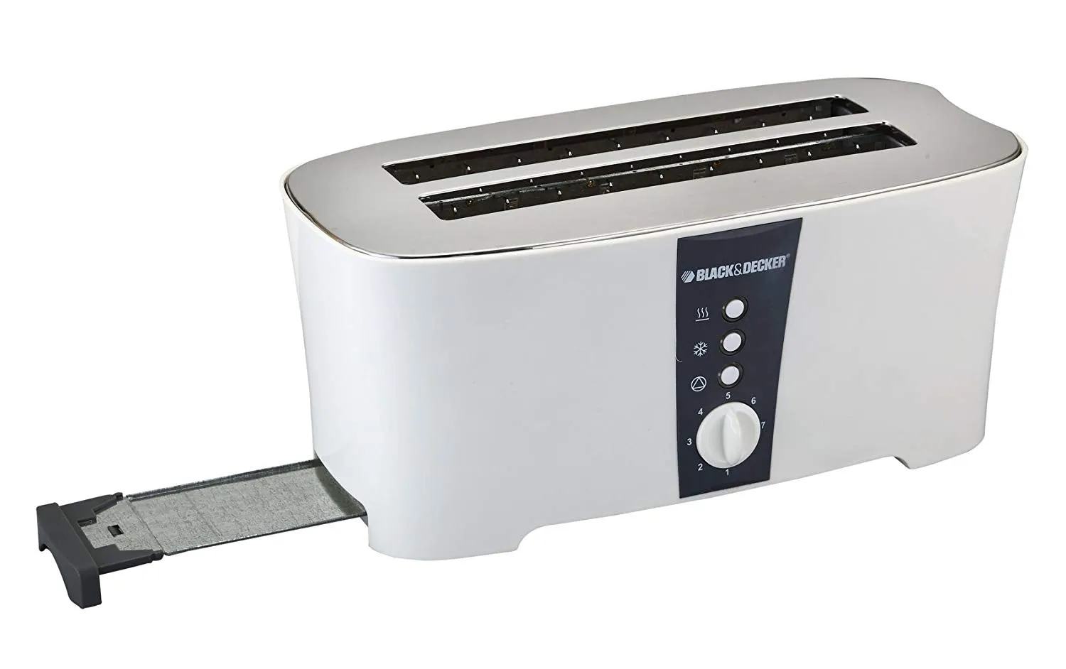 Black & Decker 4 Slice Long Slot Electronic Toaster ET124