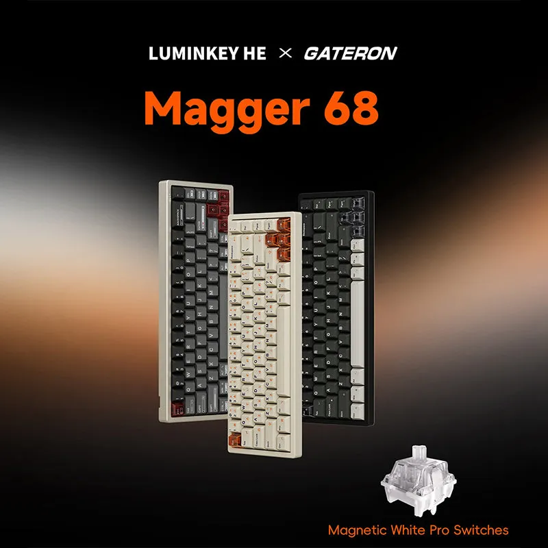 Black Myth Wukong Recommended Gaming Keyboard | LUMINKEY Magger 68 HE Aluminum Magnetic Switch Gaming Keyboard