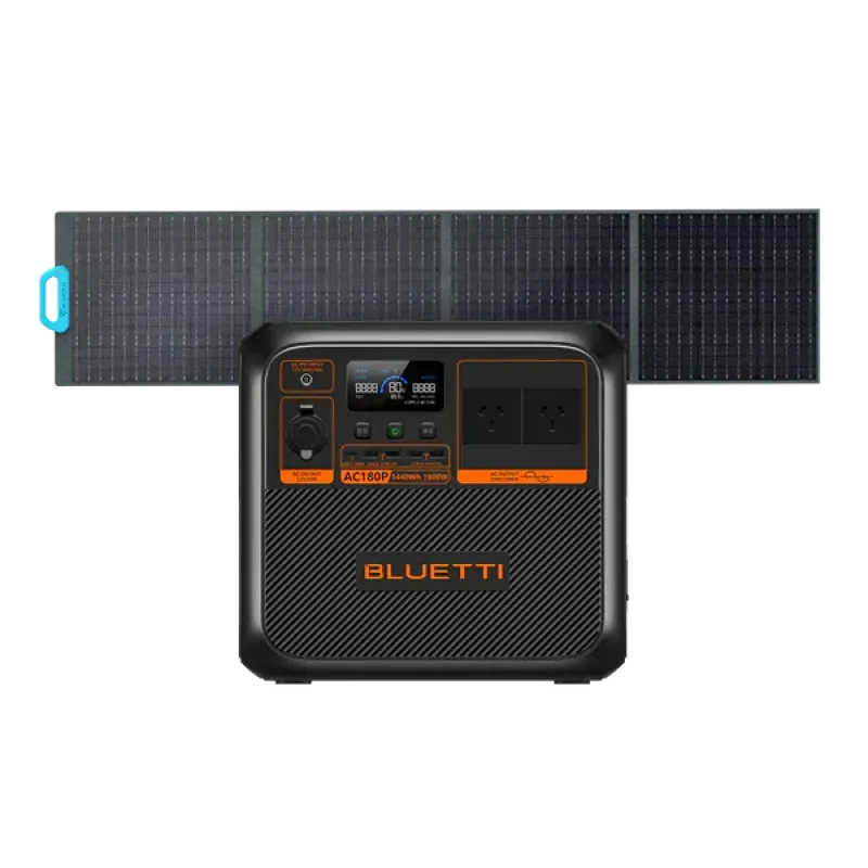 Bluetti AC180P Solar Portable Power Station | 1,800W