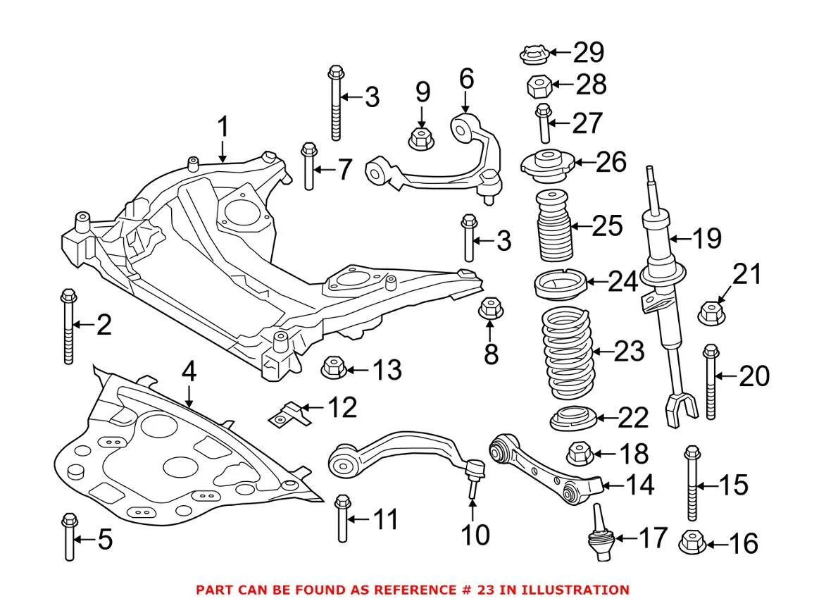 BMW Coil Spring – Front 31336786768