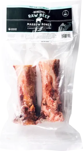 Bones & Co 6" Beef Marrow Bones, Dog Chew, 2pk