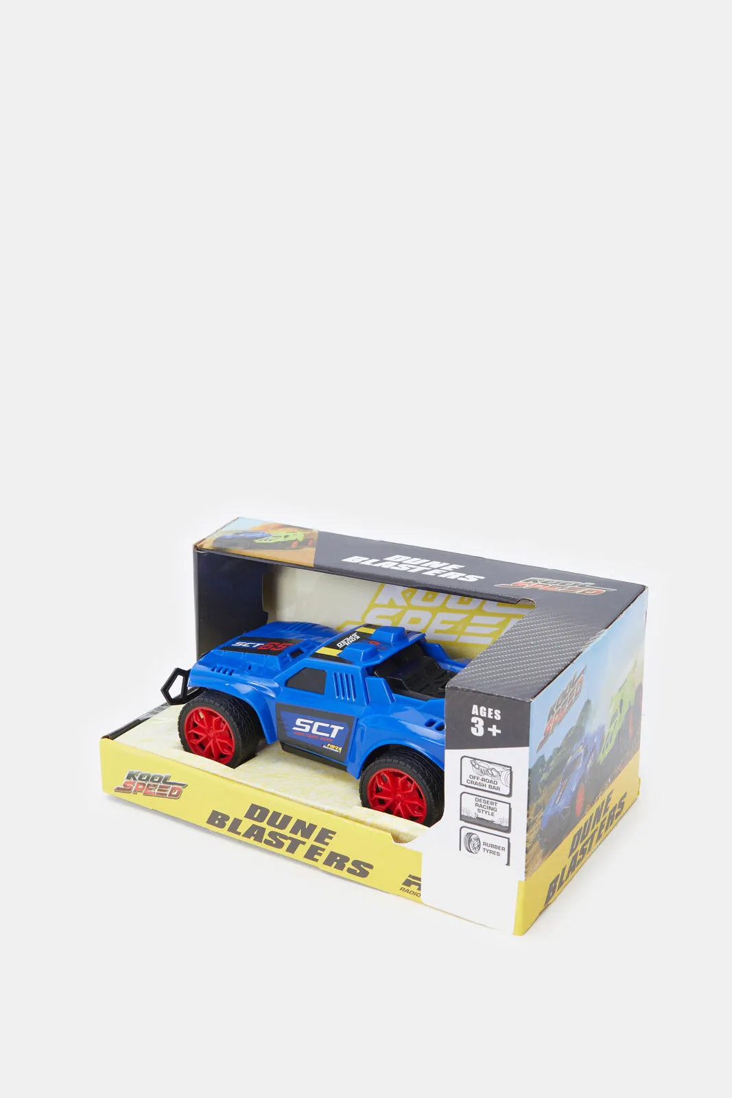 Boys Blue Chargeable RC Car With Remote Control (2 Piece)