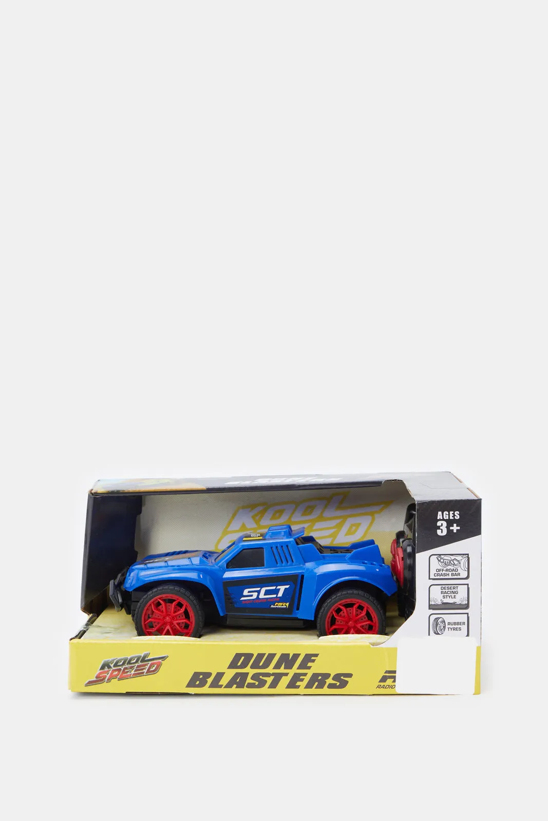 Boys Blue Chargeable RC Car With Remote Control (2 Piece)