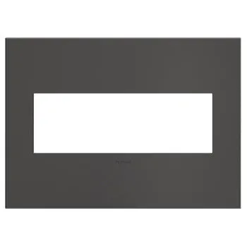 Brushed Black Nickel, 4-Gang  Wall Plate