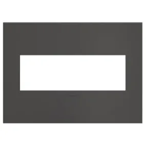 Brushed Black Nickel, 4-Gang  Wall Plate