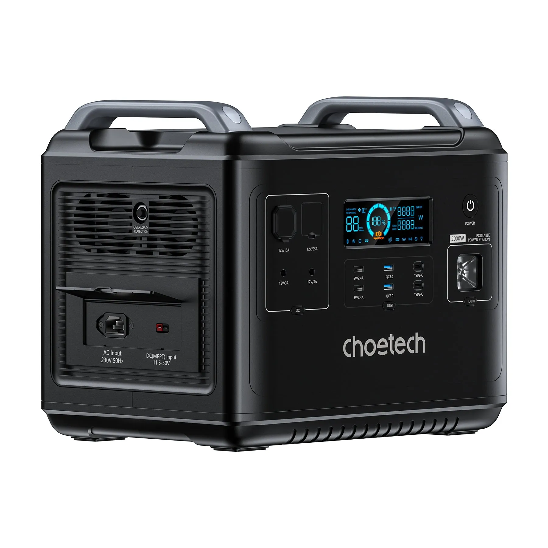 BS006 Choetech 2,000Wh Bidirectional Charging Power Station